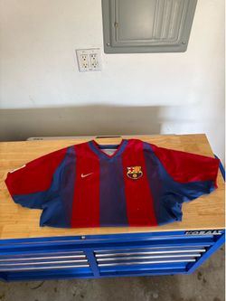 fc barcelona 2003/04 home medium retro jersey, nike
