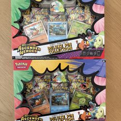 Pokemon Ascended Heroes First Partners Deluxe Pin Collection - Sealed