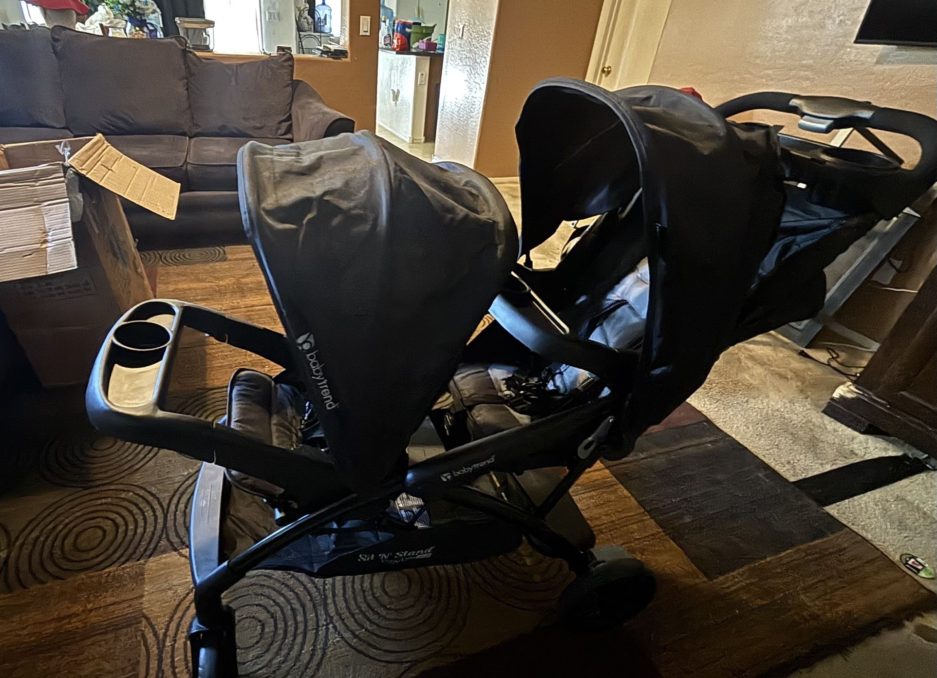 Brand newBaby Trend Sit N’ Stand Double 2.0 – $100 firm (Retail 179.99 plus tax)