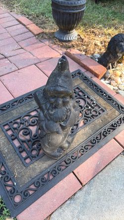 Concrete Garden Gnome Statue