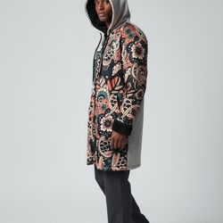 Floral Print Hoodie 