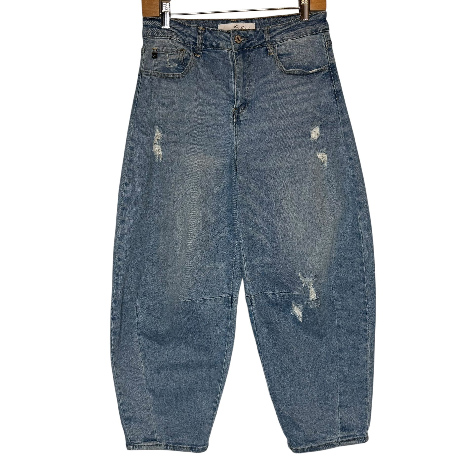 KanCan High Rise Barrel Jeans