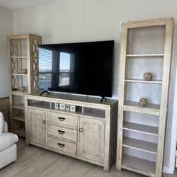 tv console and side stands