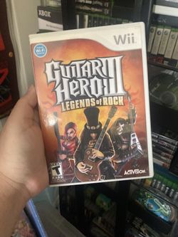 Nintendo Wii Guitar Hero 3 Legends Of Rock (read The Description)
