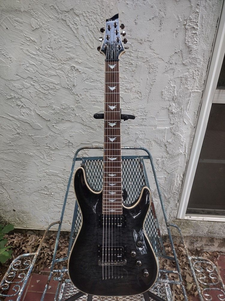 Schecter 7 string Electric Guitar - Omen Extreme-7 with gig bag