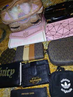 Wallets and pouches. juicy couture,Adidas Michael kors,mac