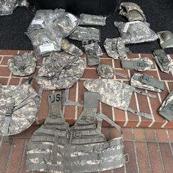 Military Surplus ACU Camo Pouches & Accessories 