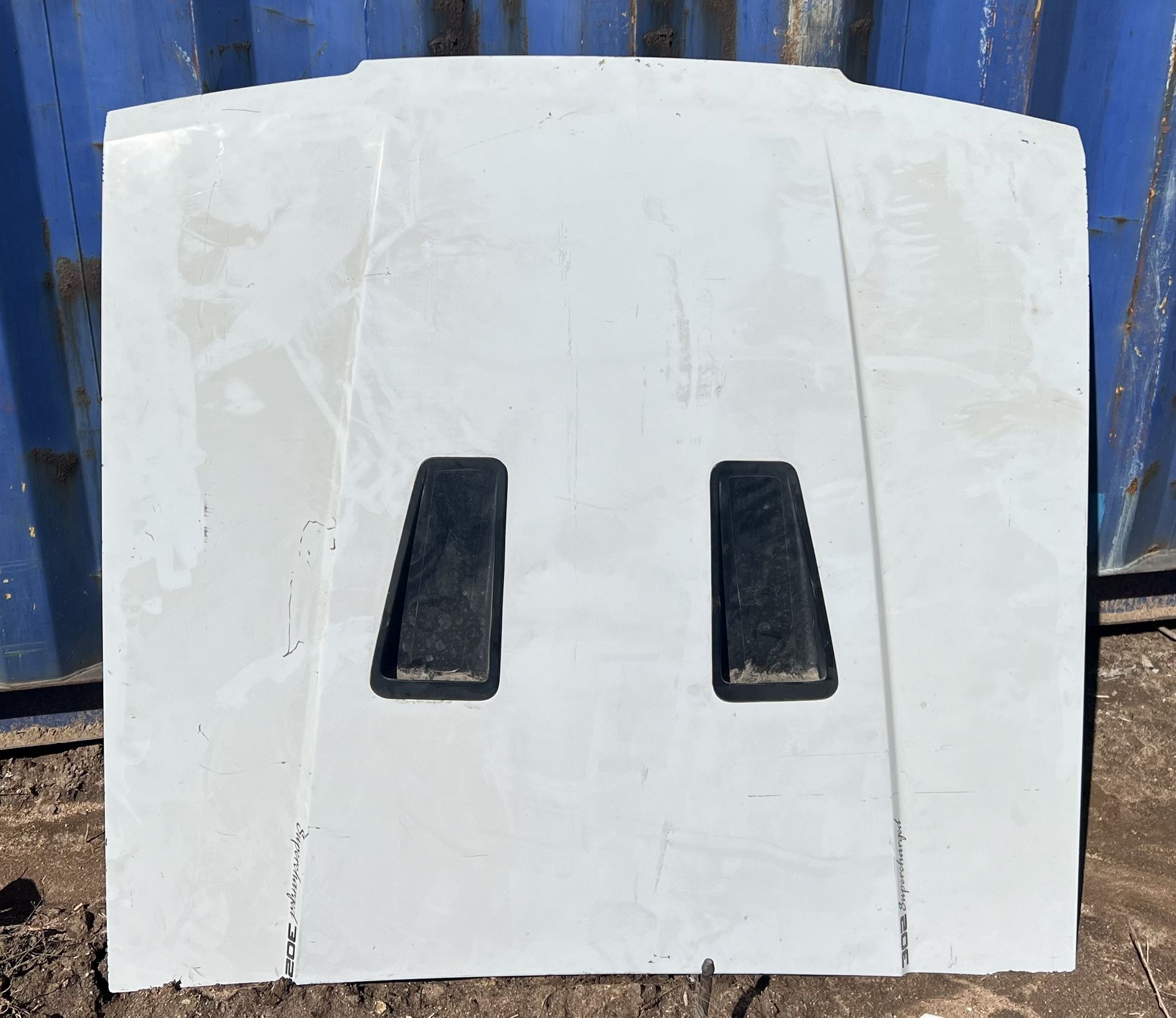 83-86 Mustang Fox Body 4 Eye OEM Hood With Scoops