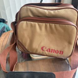 Vintage Cannon Camera Bag 