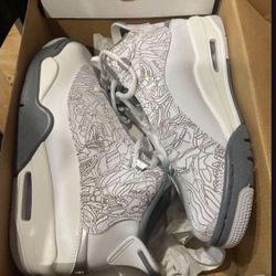 Jordan Dub Zero  White Cool Grey ( Youth ) 
