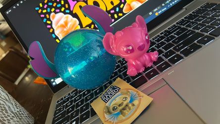 Stitch squishy surprise Ball with Angel Figure
