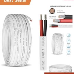 8AWG/ 2 Wire Tinned Copper 20ft