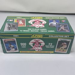 1991 Score Baseball Complete Collector Set - Sealed