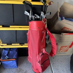 Walter Hagen American lady vintage golf clubs