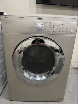 LG electric dryer in great working condition. No issues works good.