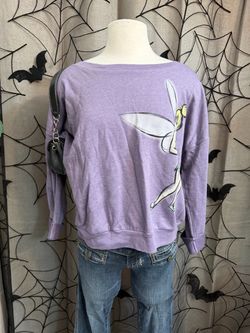 Tinker Bell Graphic Sweatshirt Purple