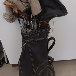 $$ REDUCED $$ 1960's GOLF CLUBS WITH PRO MASTER WOODS