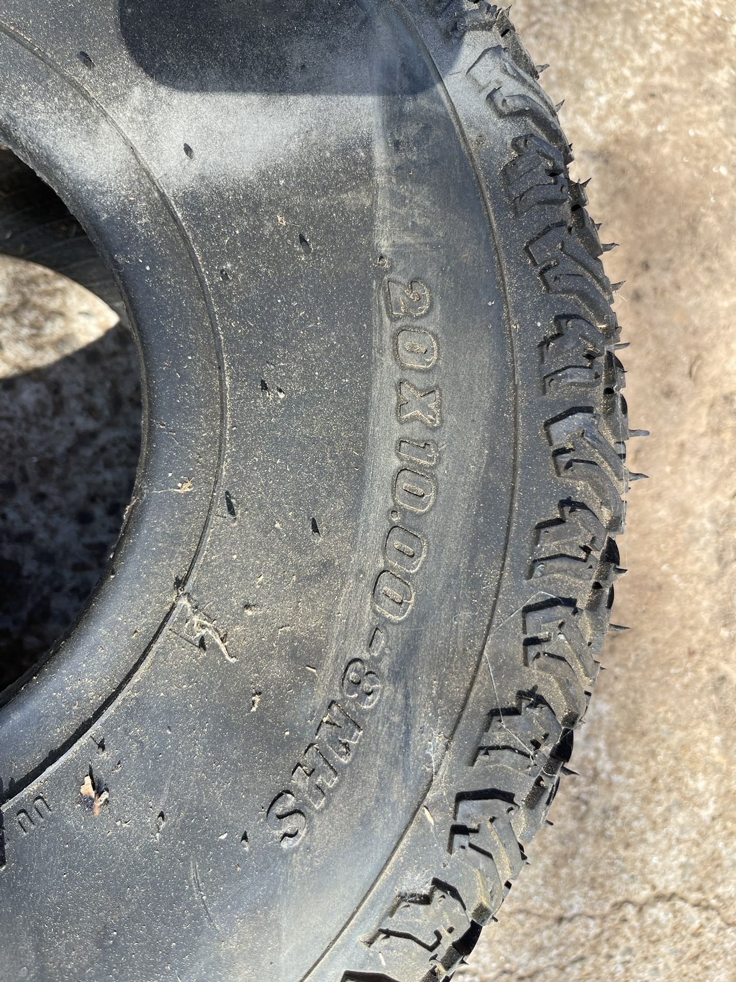New Lawn Tractor Tire.