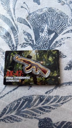 Gold 12 dollar s    Ak-47.   1/1000 oz