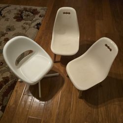 Ikea Chair And a Pair Of Toddler Chairs