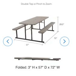 72 inch brown bench table