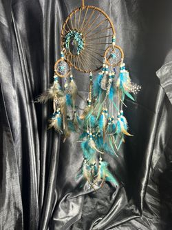 Leather and Feather Dreamcatcher