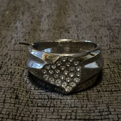 Heart Rhinestone Bracelet  