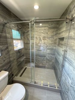 Shower doors with install