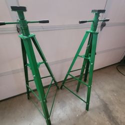 2 New 4000 LB Capacity Automotive Tall Under Hoist Jack Stabilizer Stand Support Lifts