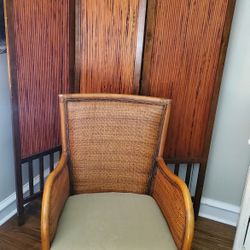 *Contemporary Bamboo Armchair & *Bamboo Room Divider Screen
