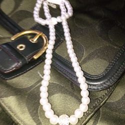 Pearl Neckless And Bracelet