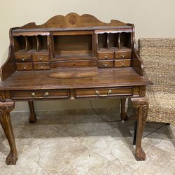 ANTIQUE wooden desk - need gone send offers