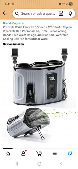 Personal fan design with three turbo fans