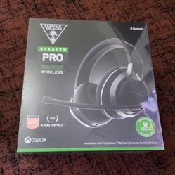 Turtle Beach Stealth Pro Gaming Headset (Xbox, PlayStation, Switch, PC) & 2 Spare Batteries