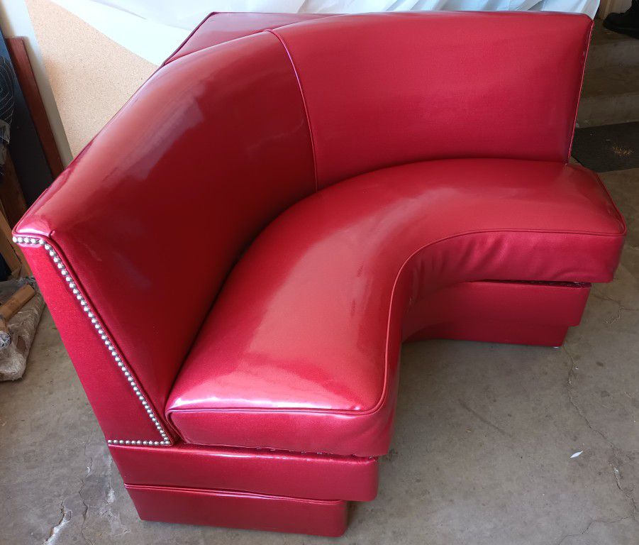 Authentic 1950's corner Booth  / Banquette  / Dinette  with Table