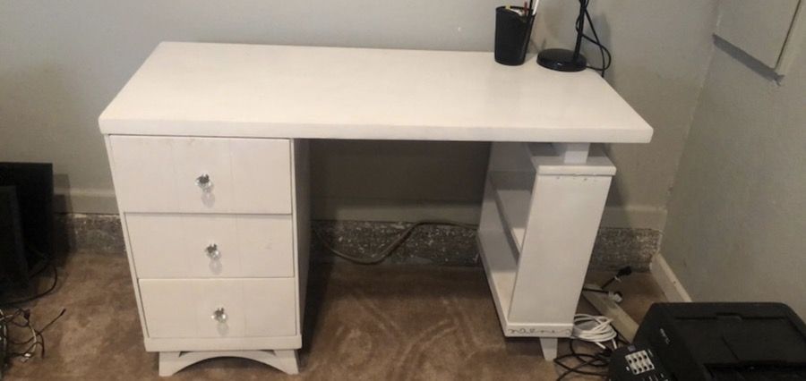 White desk