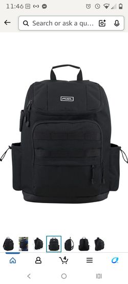 Fuel Black Tactical Backpack