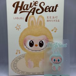 QUQU Have A Seat LABUBU The Monsters Vinyl Plush Pendant