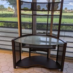 Corner Desk With Glass Top