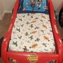 Toddler Car Bed $25
