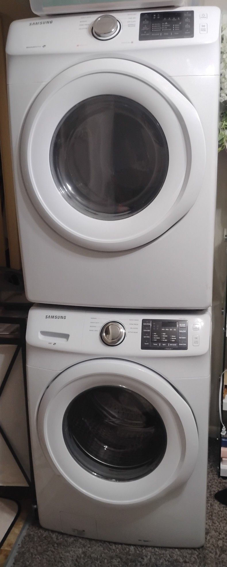 Samsung Stack Or Divided Washer/Dryer