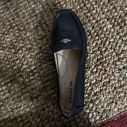 Coach Black Leather Loafer size 10