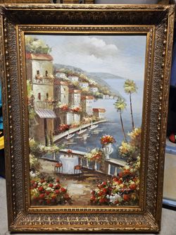 Framed Italian Landscape