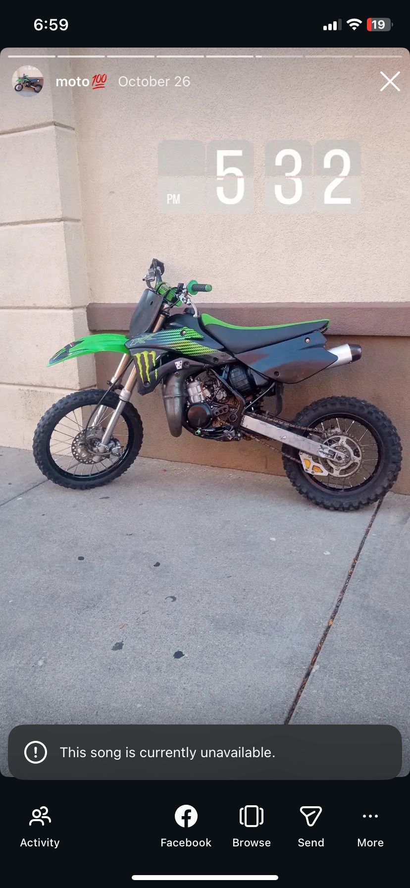 Kawasaki 85cc 2012 Monster Edition