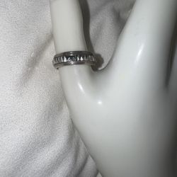 Vintage STERLING Spinner Ring Size 8, Signed Turkey 925 