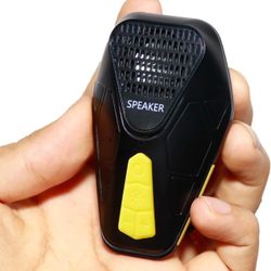 Wearable Bluetooth Speaker with Built-Built-in Noise-Canceling Microphone-Free Calling IP67 Waterproof Wireless Speaker with Built-in Lighting for Bik