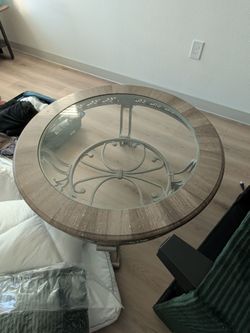 Glass Center table