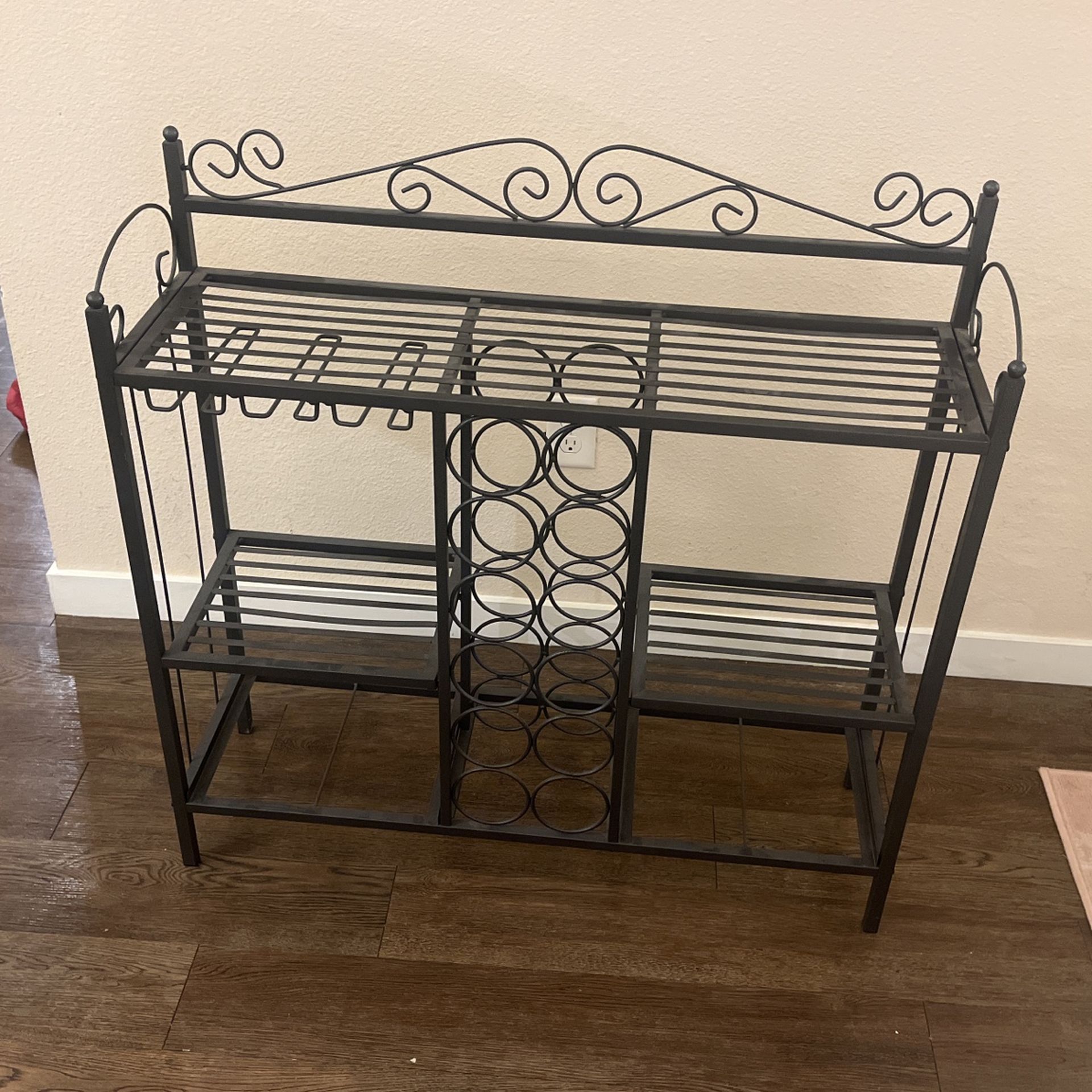 Bar Cart With Shelves