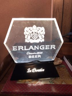 Erlanger Beer Light Up Sign