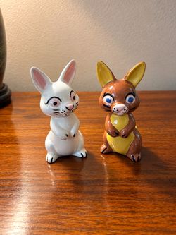 Vintage Easter Bunny Figurines  70’s